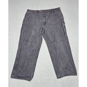 Carhartt Dungaree Fit Carpenter Pants Mens 42x30 Actual 40x28 Baggy Duck Canvas